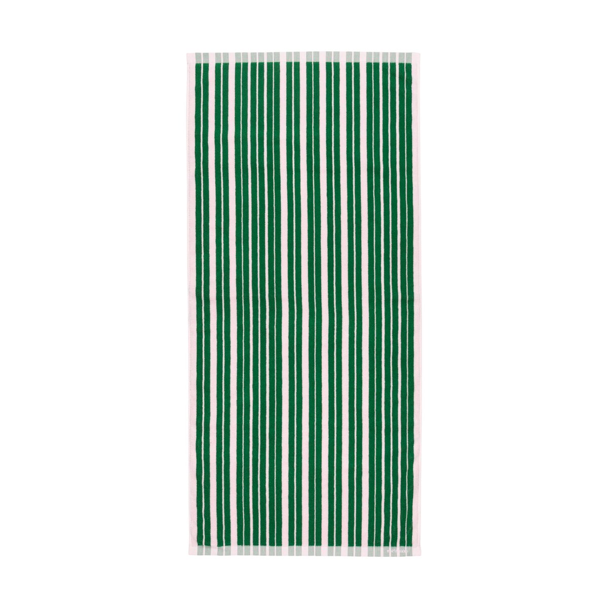 Bilde av Marimekko Raide badehåndkle 70x150 cm Green-light pink