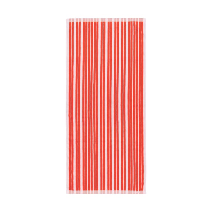 Raide badehåndkle 70x150 cm - Red-light pink - Marimekko