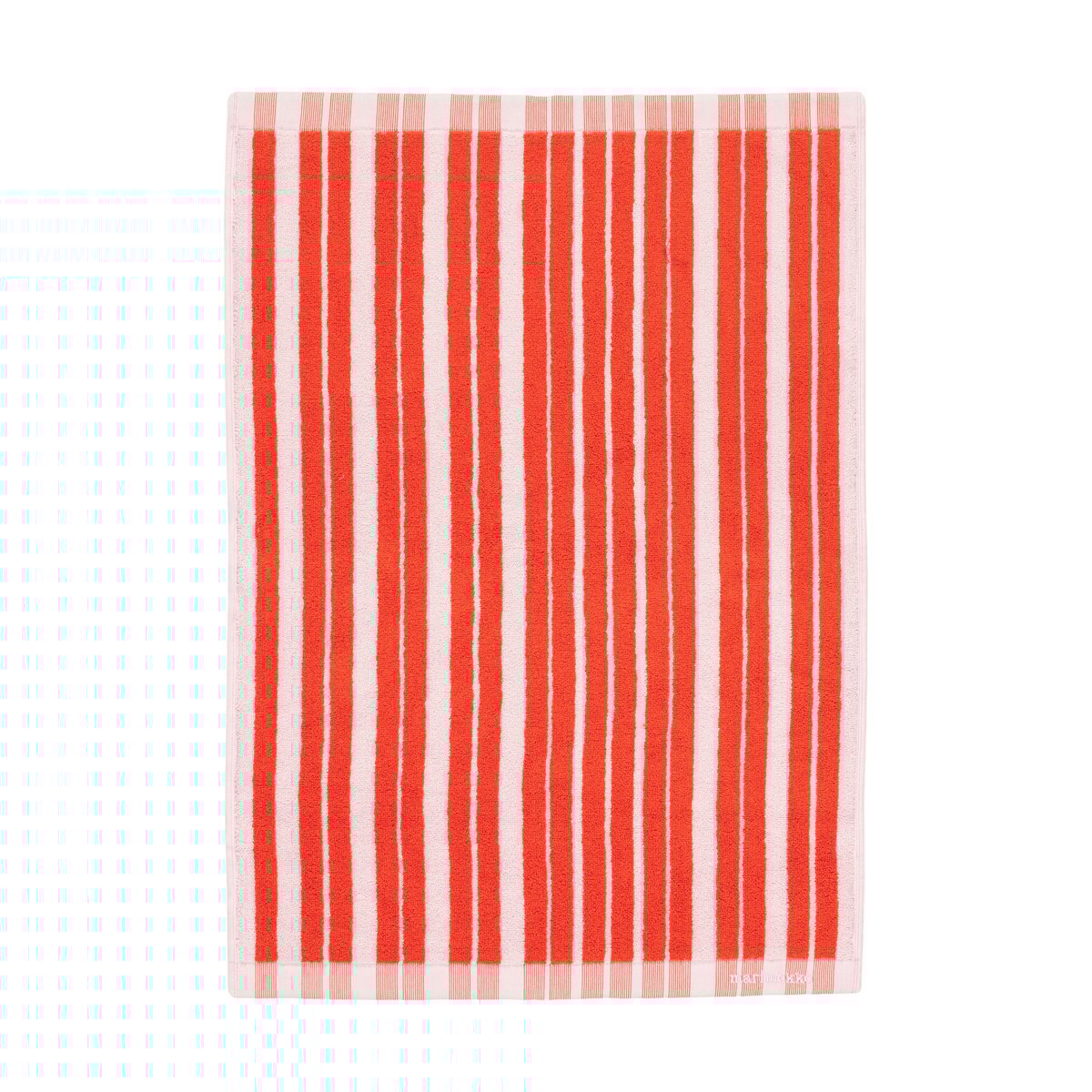 Bilde av Marimekko Raide håndkle 50x70 cm Red-light pink