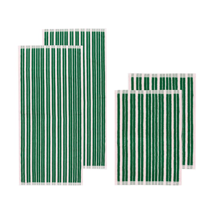 Raide håndklesett 4 deler - Green - Marimekko