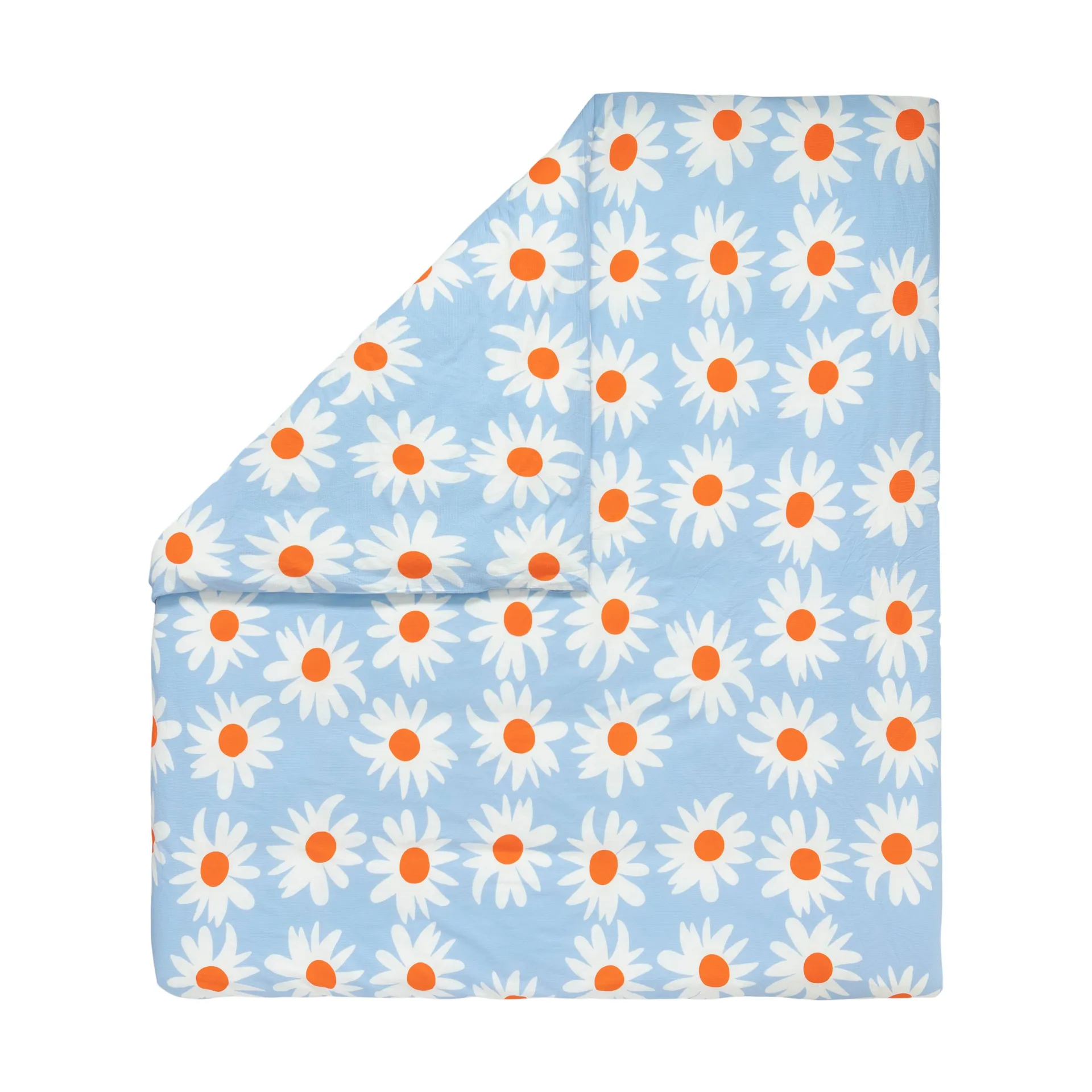 Rakastaa ei rakasta dynetrekk 240x220 cm, Orange-Off-white-light blue Marimekko