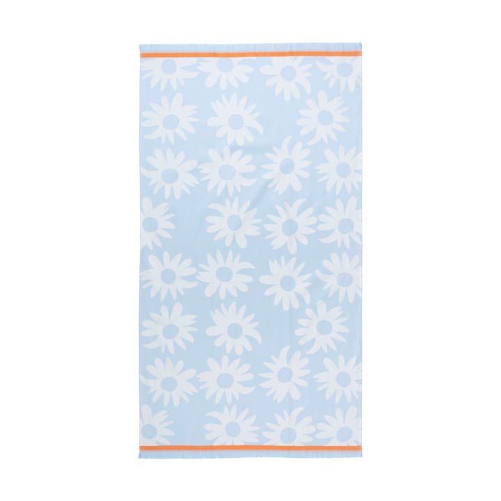 Rakastaa ei rakasta hamam badehåndkle 91x165 cm - Orange-Off-white-light blue - Marimekko