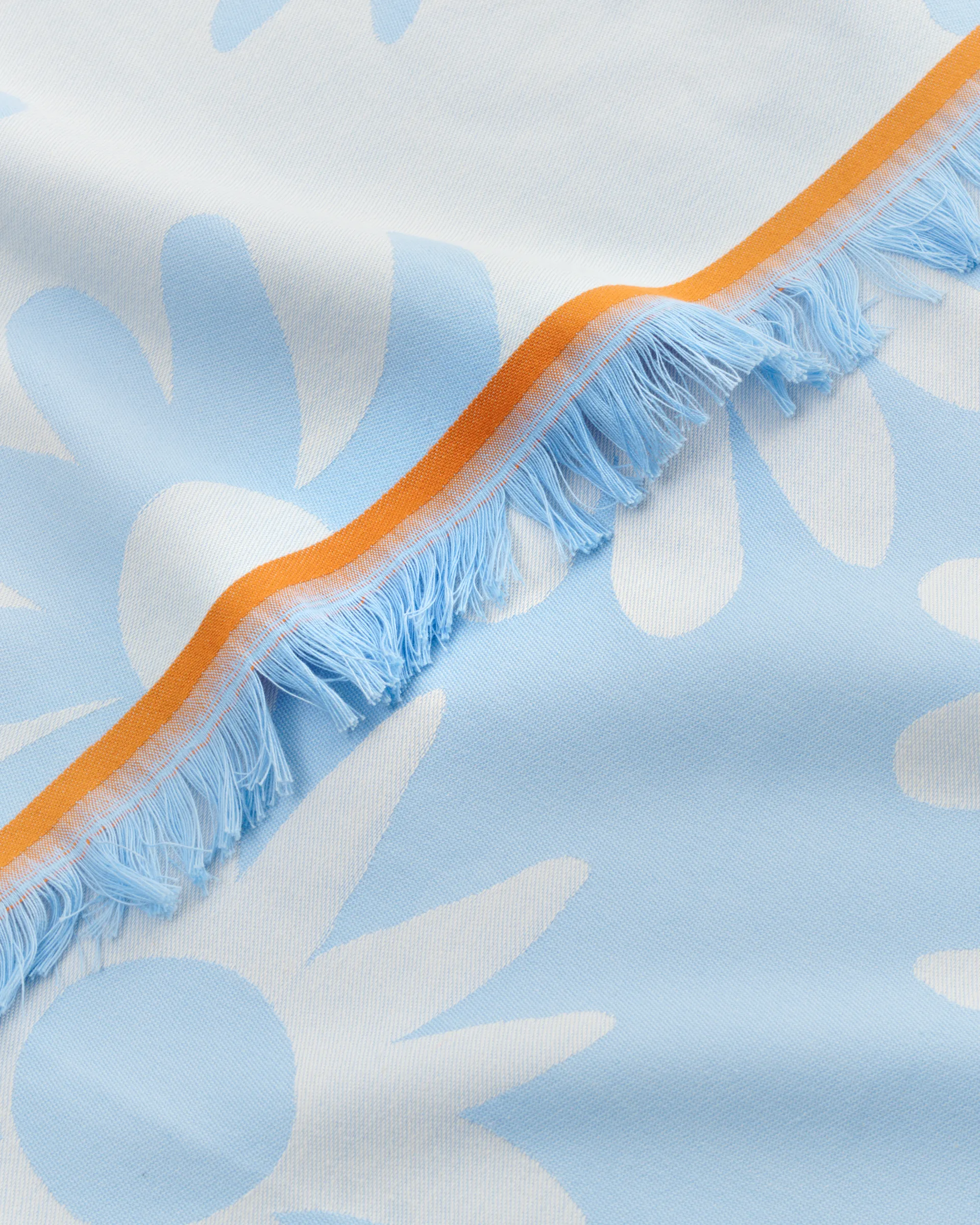 Rakastaa ei rakasta hamam badehåndkle 91x165 cm, Orange-Off-white-light blue Marimekko