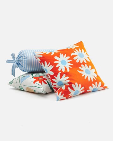 Rakastaa ei rakasta putetrekk 50x50 cm - Orange-Off-white-light blue - Marimekko
