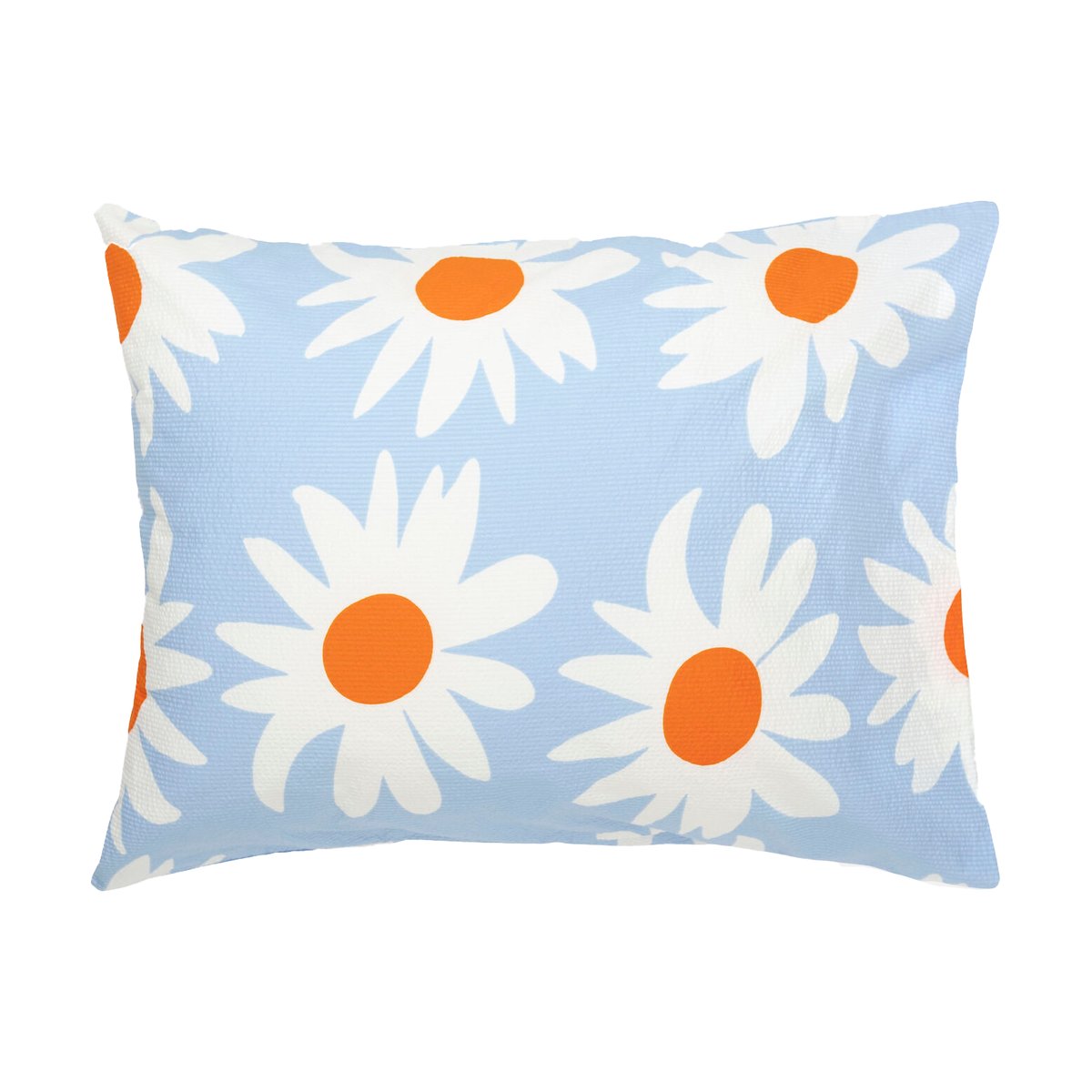 Bilde av Marimekko Rakastaa ei rakasta putevar 50x60 cm Orange-Off-white-light blue