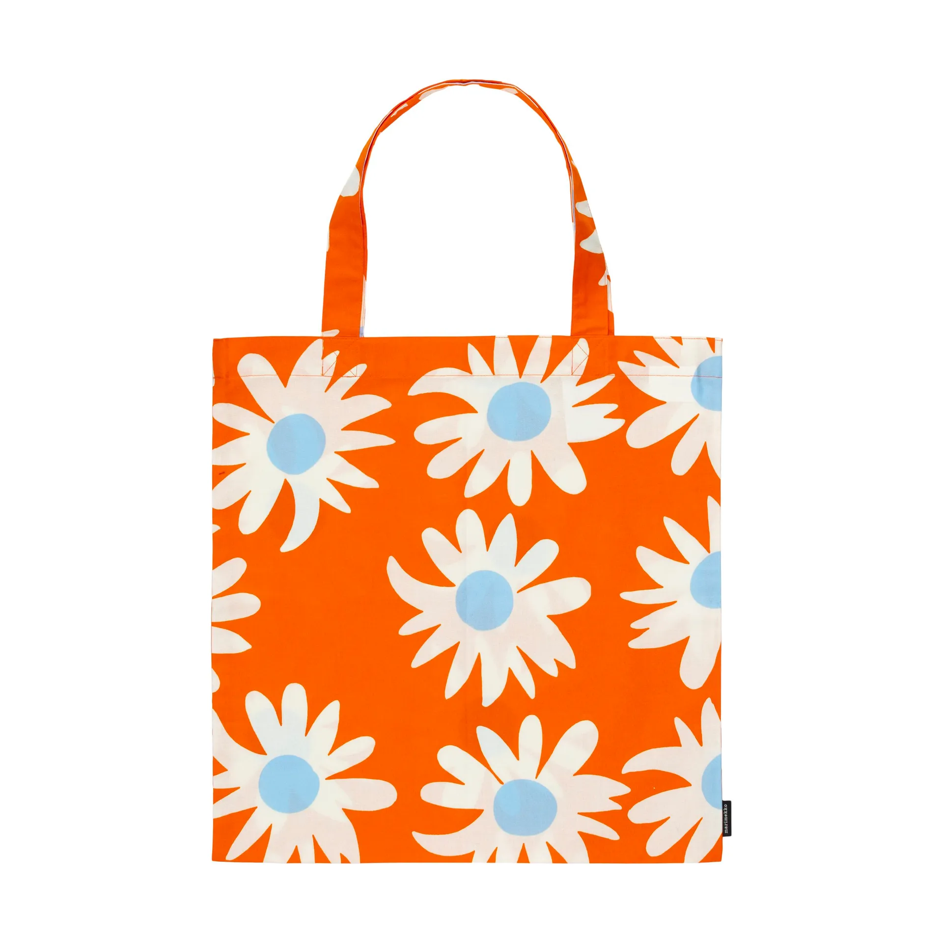 Rakastaa ei rakasta veske 44x43 cm, Orange-Off-white-light blue Marimekko