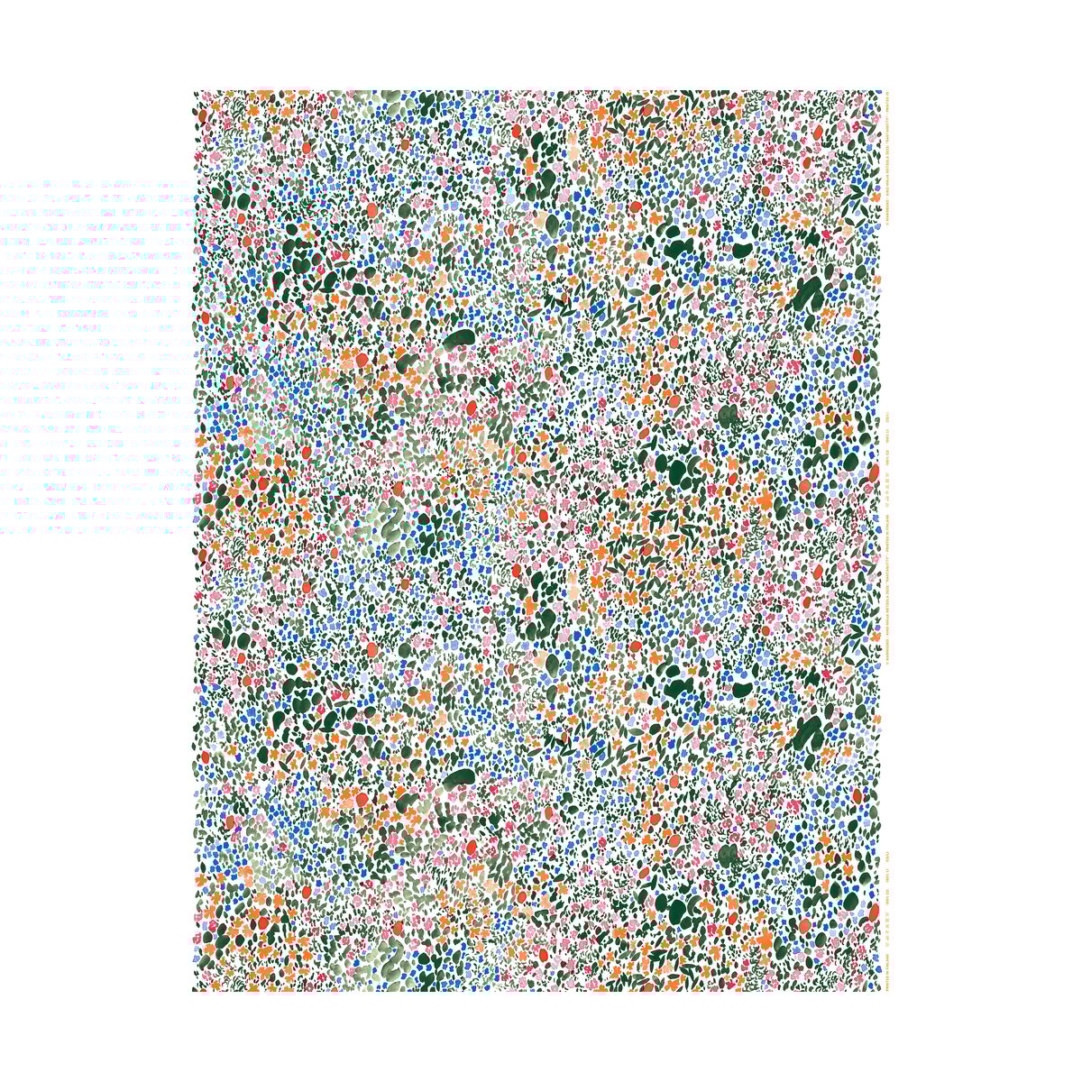 Bilde av Marimekko Rantaniitty bomullsstoff White-multi