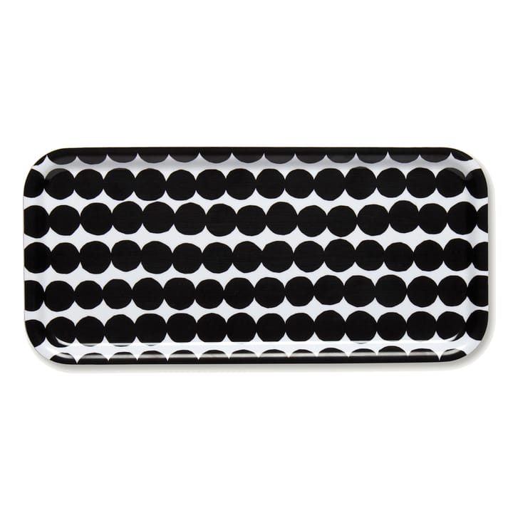 Räsymatto brett 15x32 cm - Svart-hvit - Marimekko