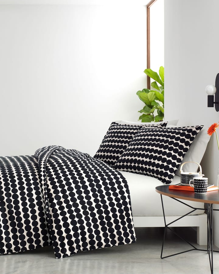 Räsymatto dynetrekk 150x210 cm, Svart-hvit Marimekko