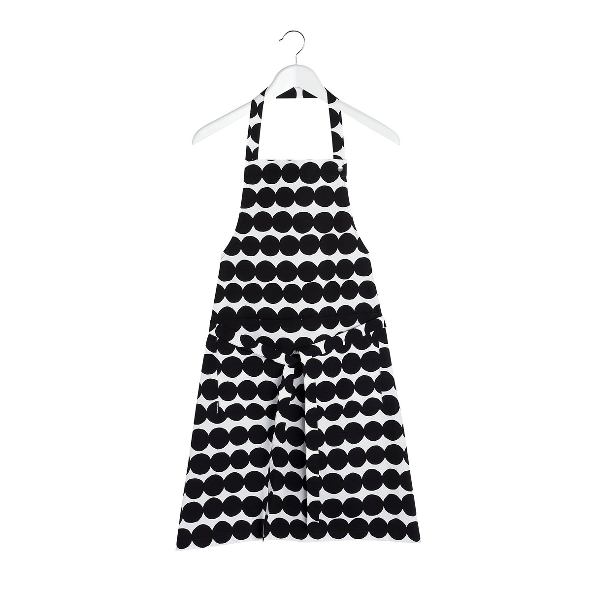 Marimekko Räsymatto forkle sort-hvit | Skandinavisk Design | Forklær | Svart