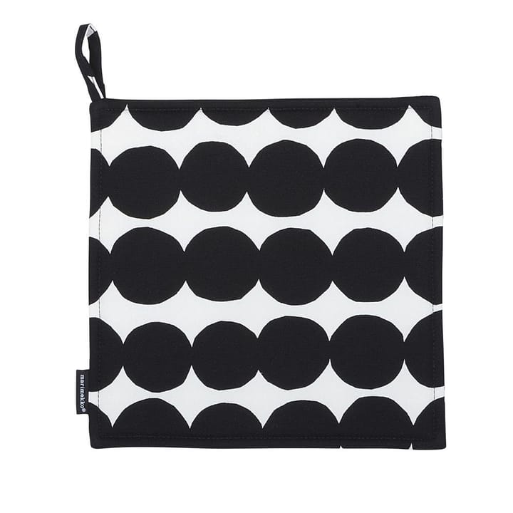 Räsymatto gryteklut, sort-hvit Marimekko