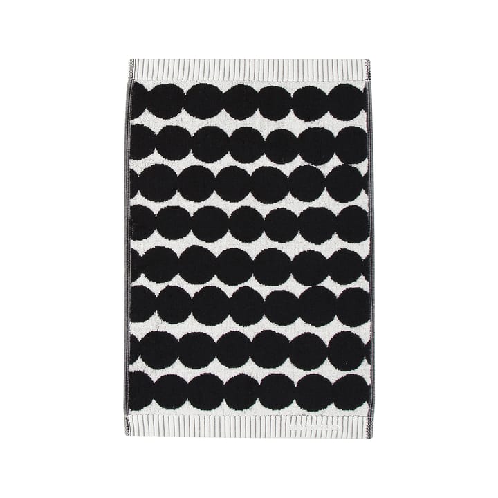 Räsymatto håndkle svart - Gjestehåndkle 30x50 cm - Marimekko