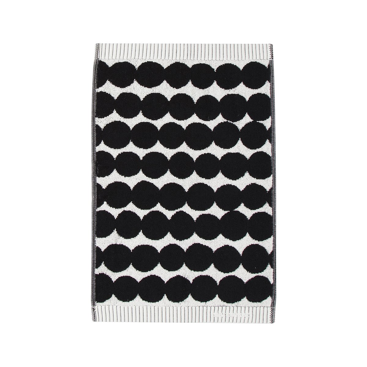 Marimekko Räsymatto håndkle svart Gjestehåndkle 30x50 cm