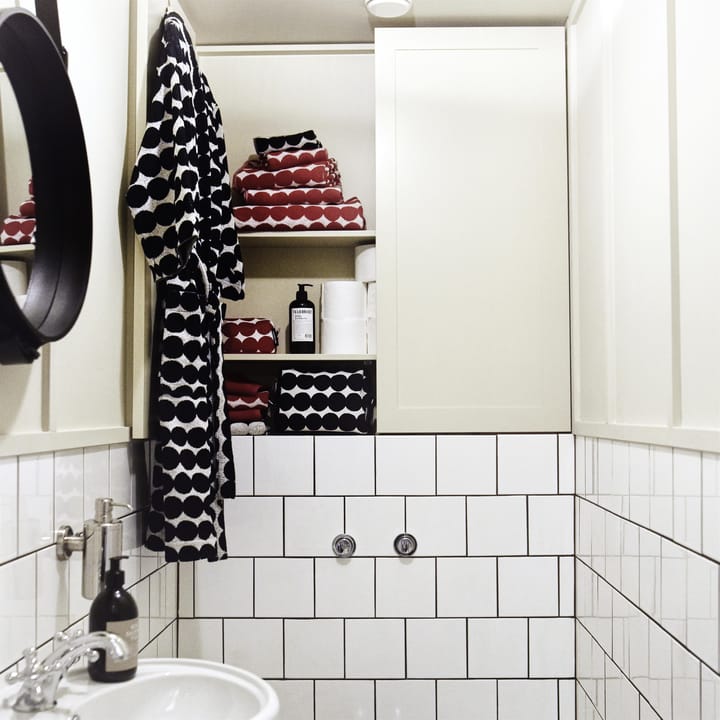 Räsymatto håndkle svart, Gjestehåndkle 30x50 cm Marimekko