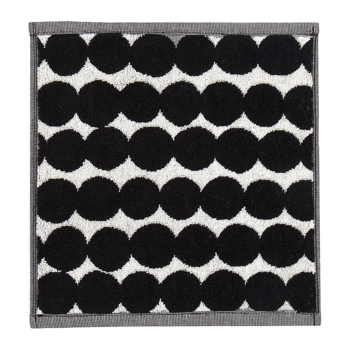 Räsymatto håndkle svart - Minihåndkle 30 x 30 cm - Marimekko