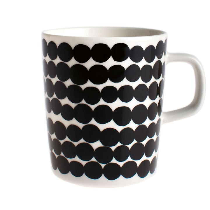 Räsymatto kopp 25 cl - svart-hvit - Marimekko