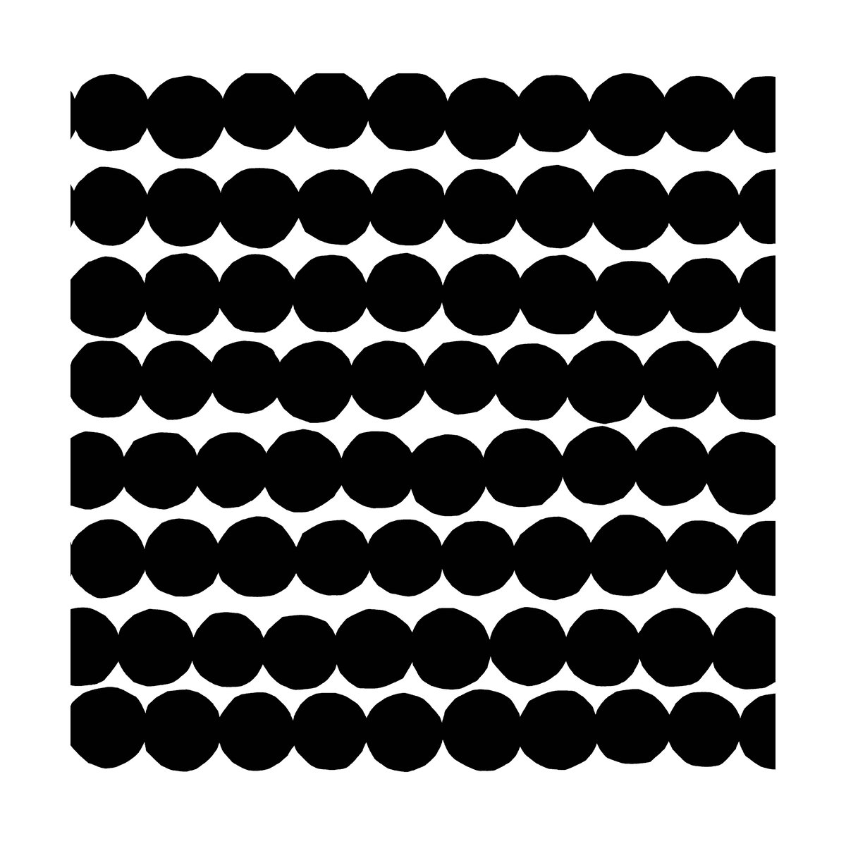 Marimekko Räsymatto serviett 33x33 cm 20-pk Black-White