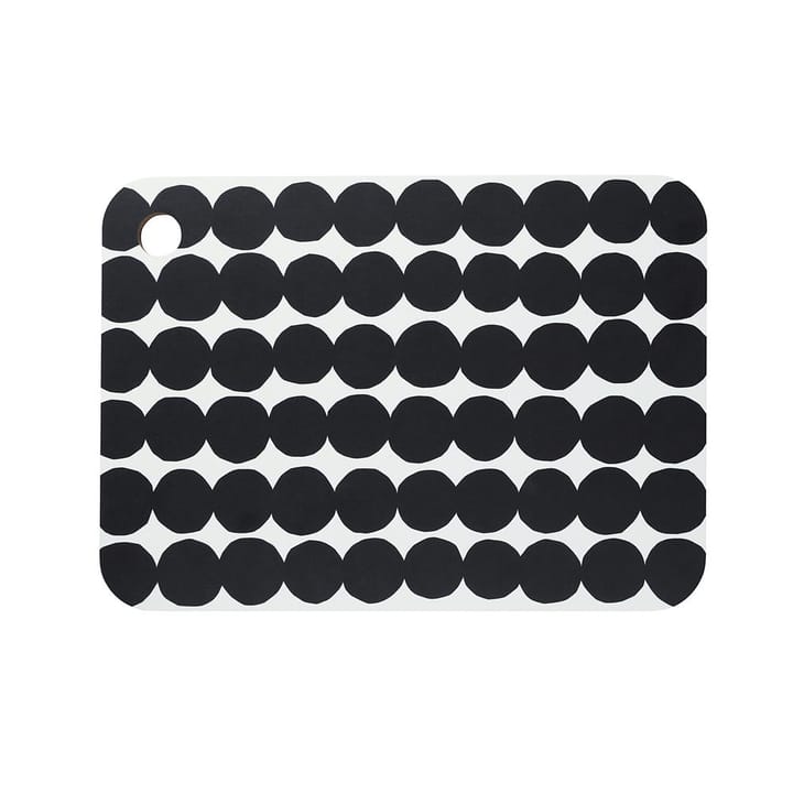 Räsymatto skjærefjøl, sort-hvit Marimekko