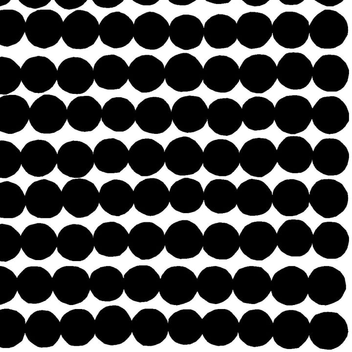 Räsymatto stoff, svart-hhvit Marimekko