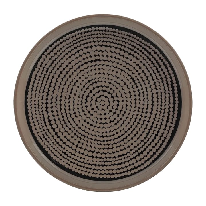 Räsymatto tallerken Ø 13,5 cm - Terra-svart - Marimekko