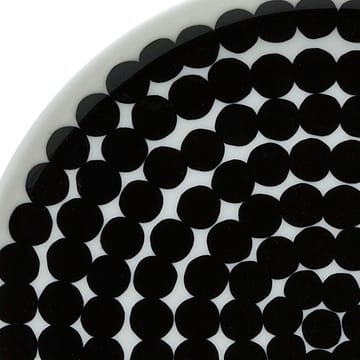 Räsymatto tallerken 20 cm, 6-pakn. sort-hvit - undefined - Marimekko