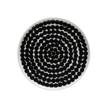 Räsymatto tallerken Ø 20 cm - svart-hvit - Marimekko