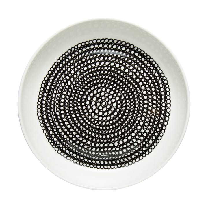 Räsymatto tallerken Ø20,5 cm - Hvit-svart - Marimekko