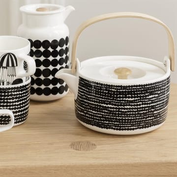 Räsymatto tekanne - Svart-hvit - Marimekko