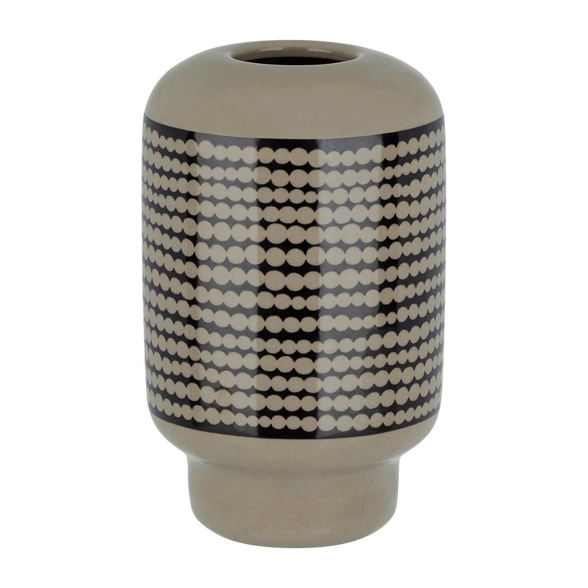 Bilde av Marimekko Räsymatto vase 14 cm terra-black