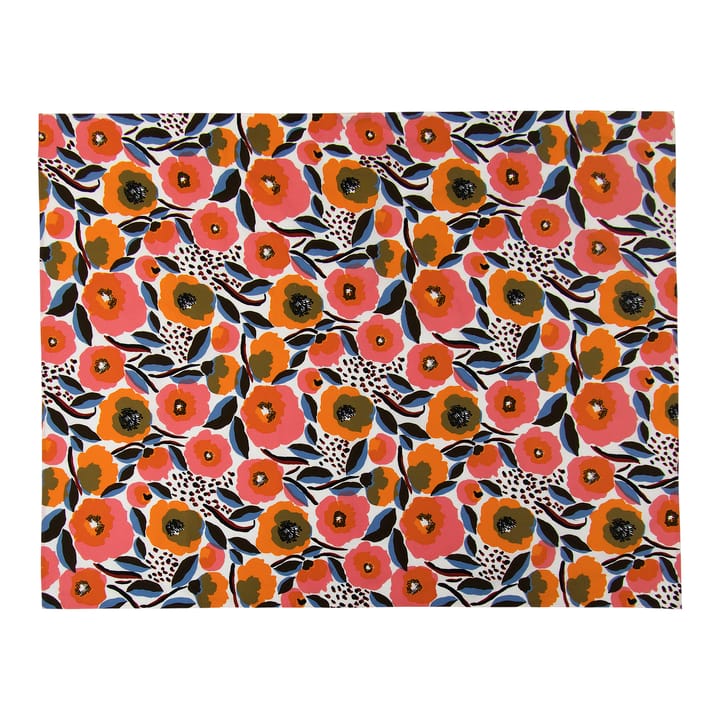 Rosarium håndkle 135x180 cm - Hvit-rød-gul-blå - Marimekko