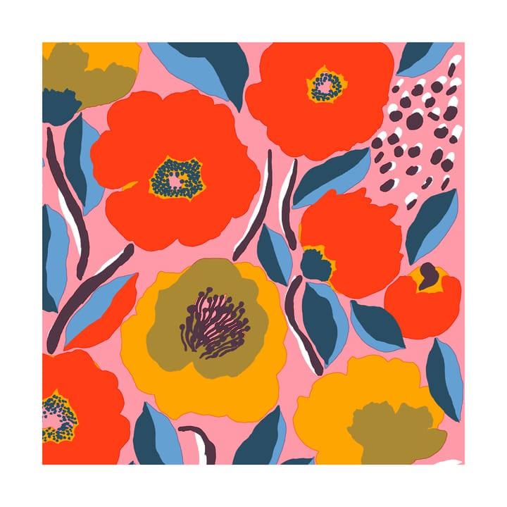 Rosarium serviett 33x33 cm 20-pk - Pink - Marimekko