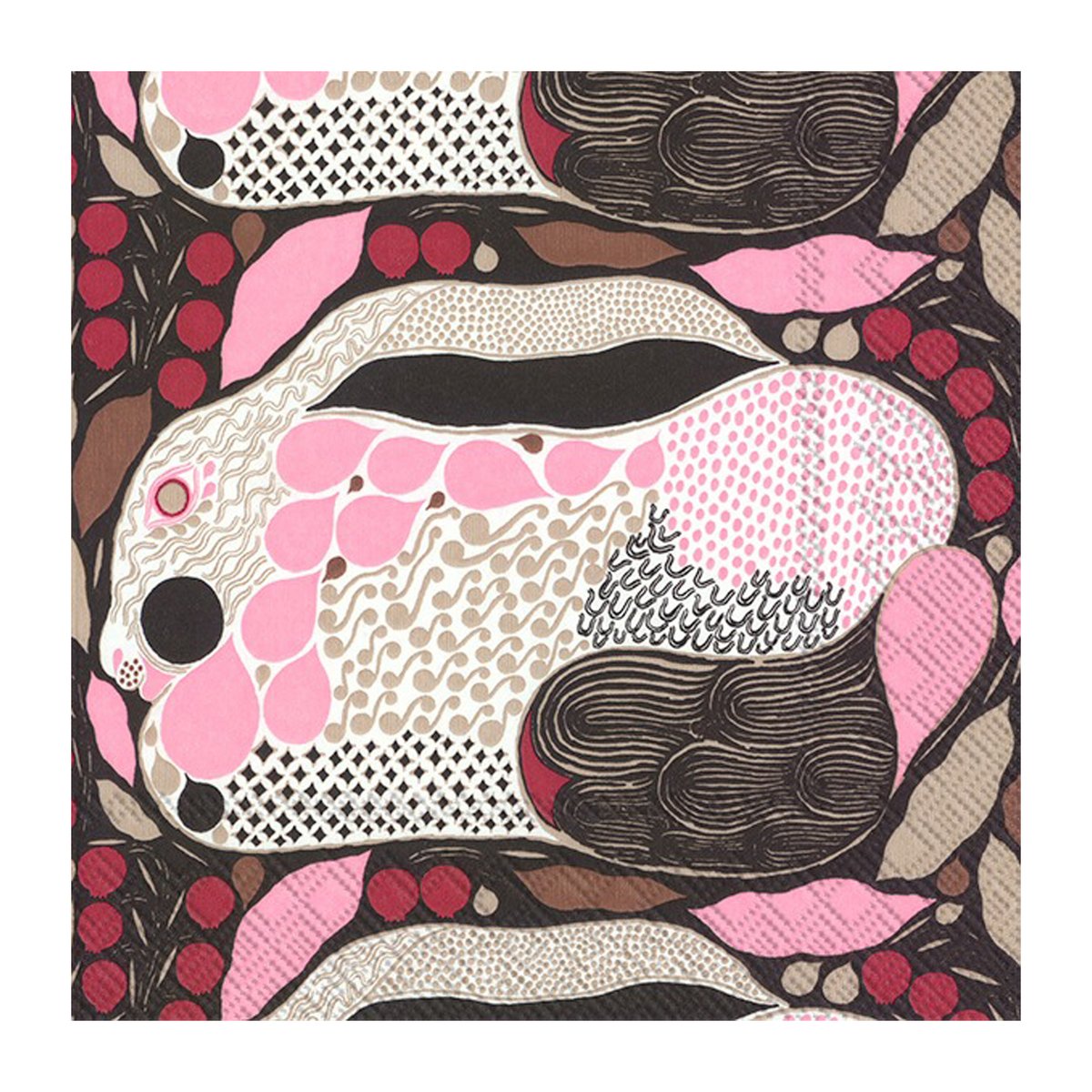 Marimekko Rusakko servietter 33 x 33 cm 20-pakning Blue