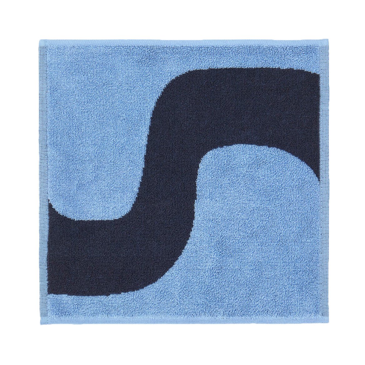 Bilde av Marimekko Seireeni minihåndkle 30 x 30 cm Mørkeblå-blå