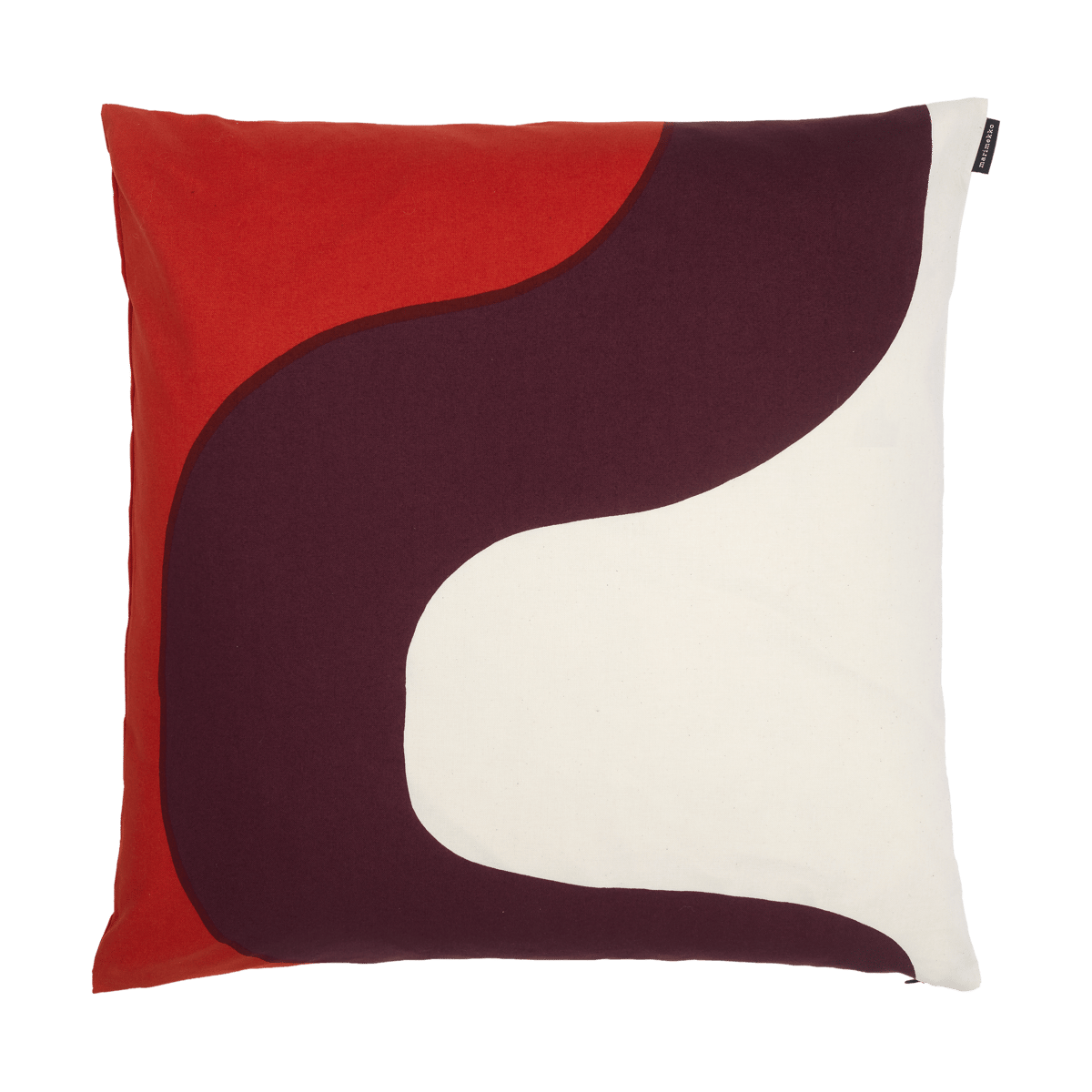 Bilde av Marimekko Seireeni putevar 50 x 50 cm Cotton-burgundy-red