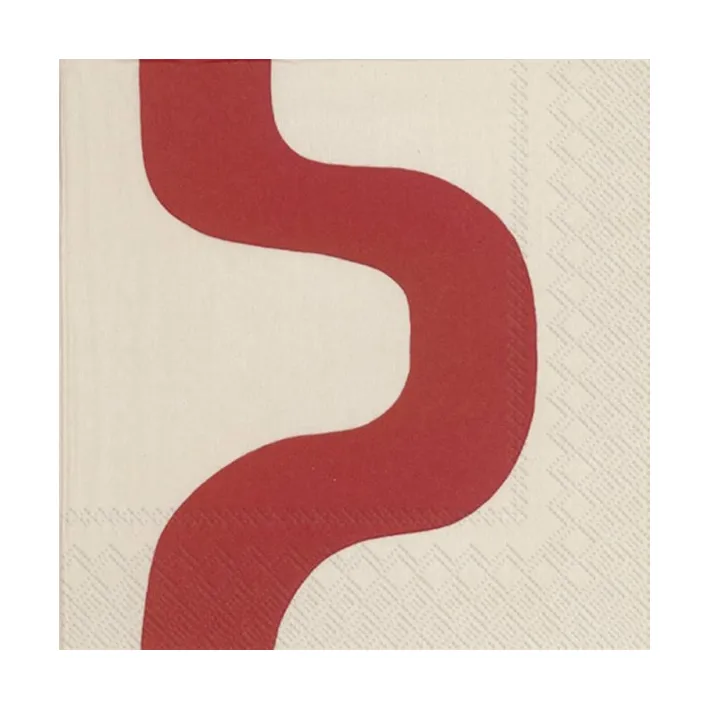 Seireeni servietter 33x33 cm 20-pk, Red Marimekko