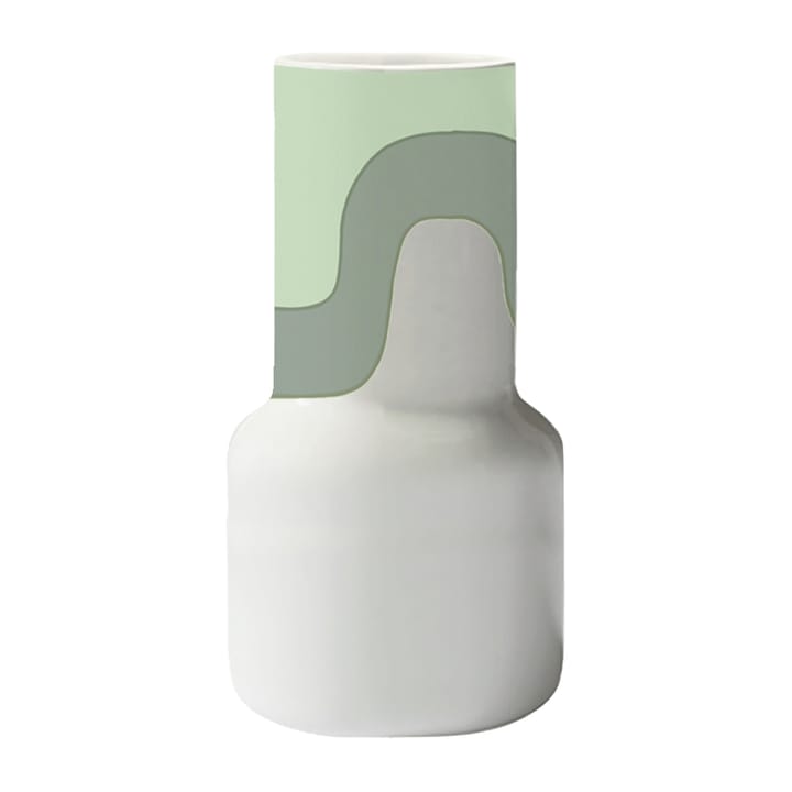 Seireeni vase 25 cm - Hvit-mint-mosegrønn - Marimekko