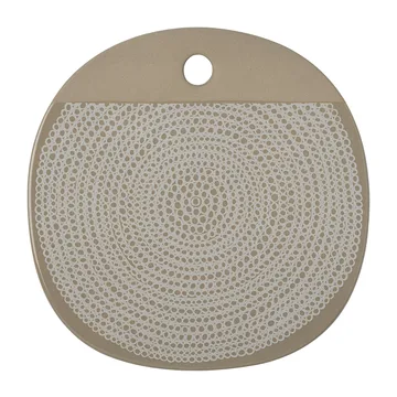 Siirtolapuutarha brett Ø 25 cm - terra-white - Marimekko