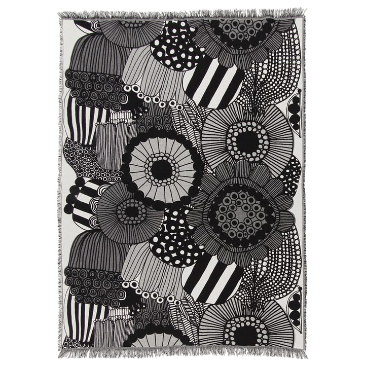 Siirtolapuutarha pledd 130x180 cm - Off white-svart - Marimekko