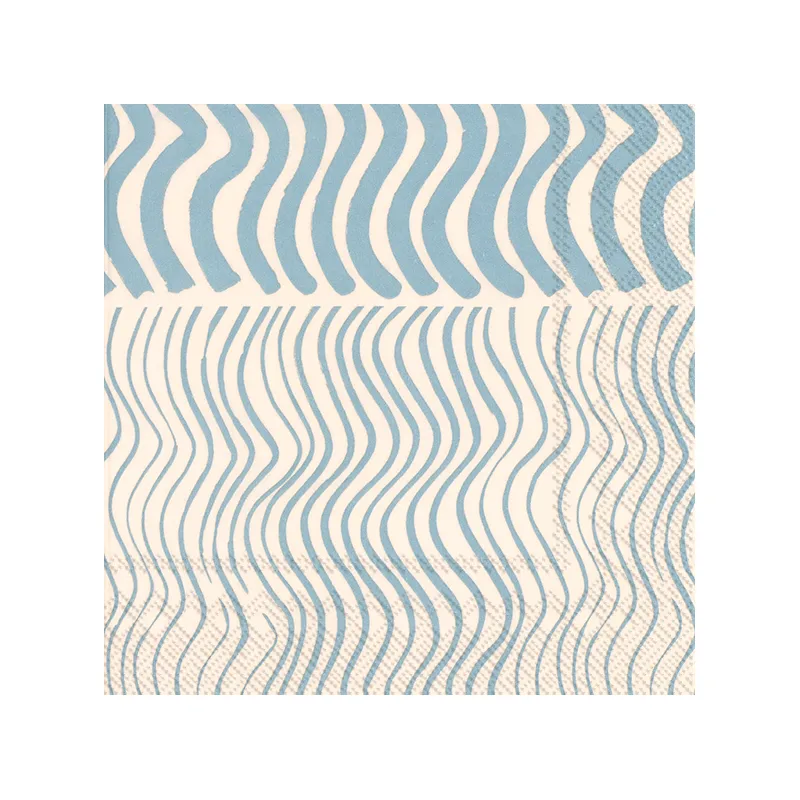 Silkkikuikka serviett 20-pakning, Light blue Marimekko
