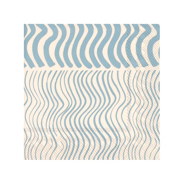 Silkkikuikka serviett 20-pakning, Light blue Marimekko
