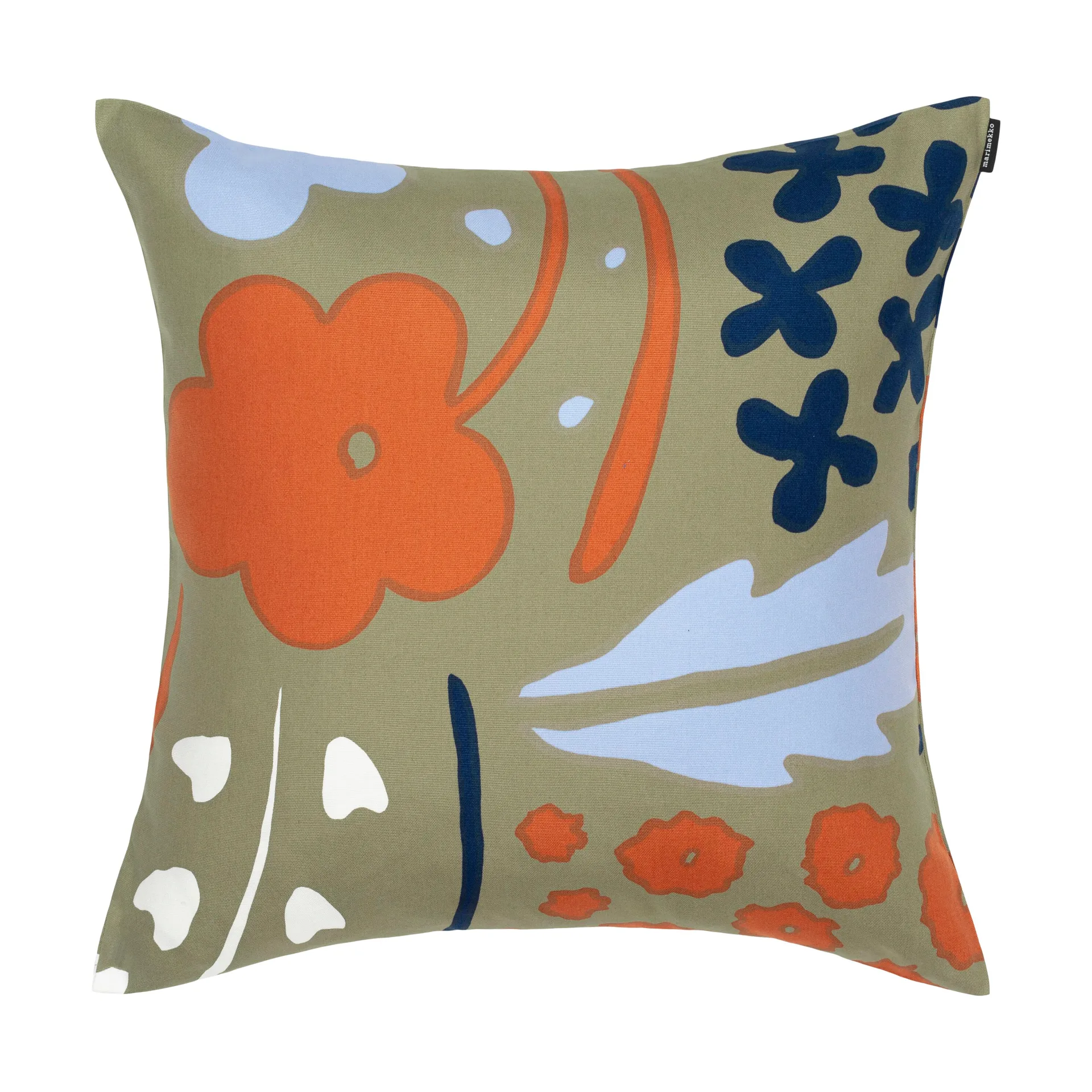 Suvi putetrekk 50x50 cm, Grey green-dark blue Marimekko
