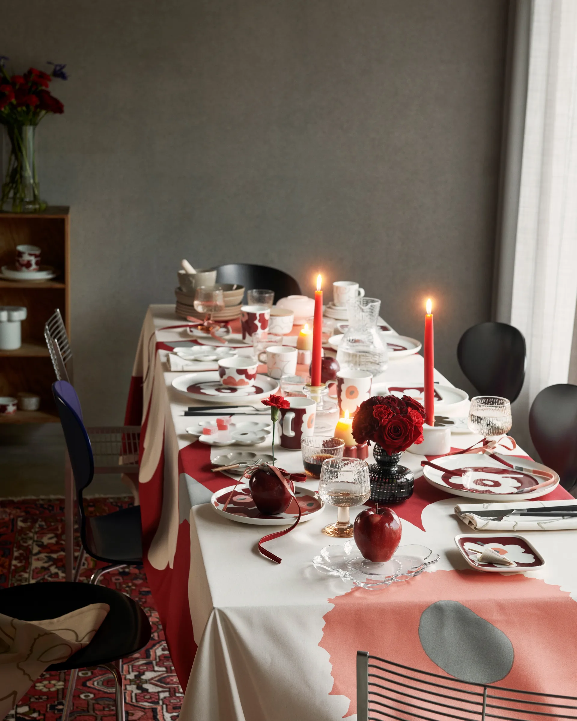 Syksy drikkeglass 2dl 2-pk, Mistey grey Marimekko