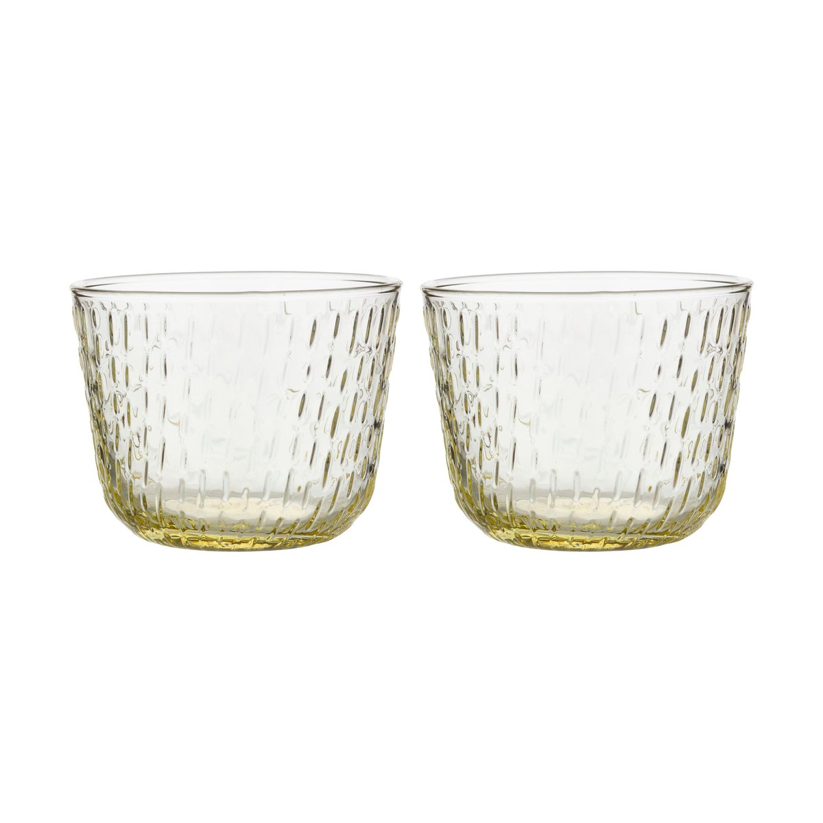 Marimekko - Sysky glass 20 cl 2 stk gul