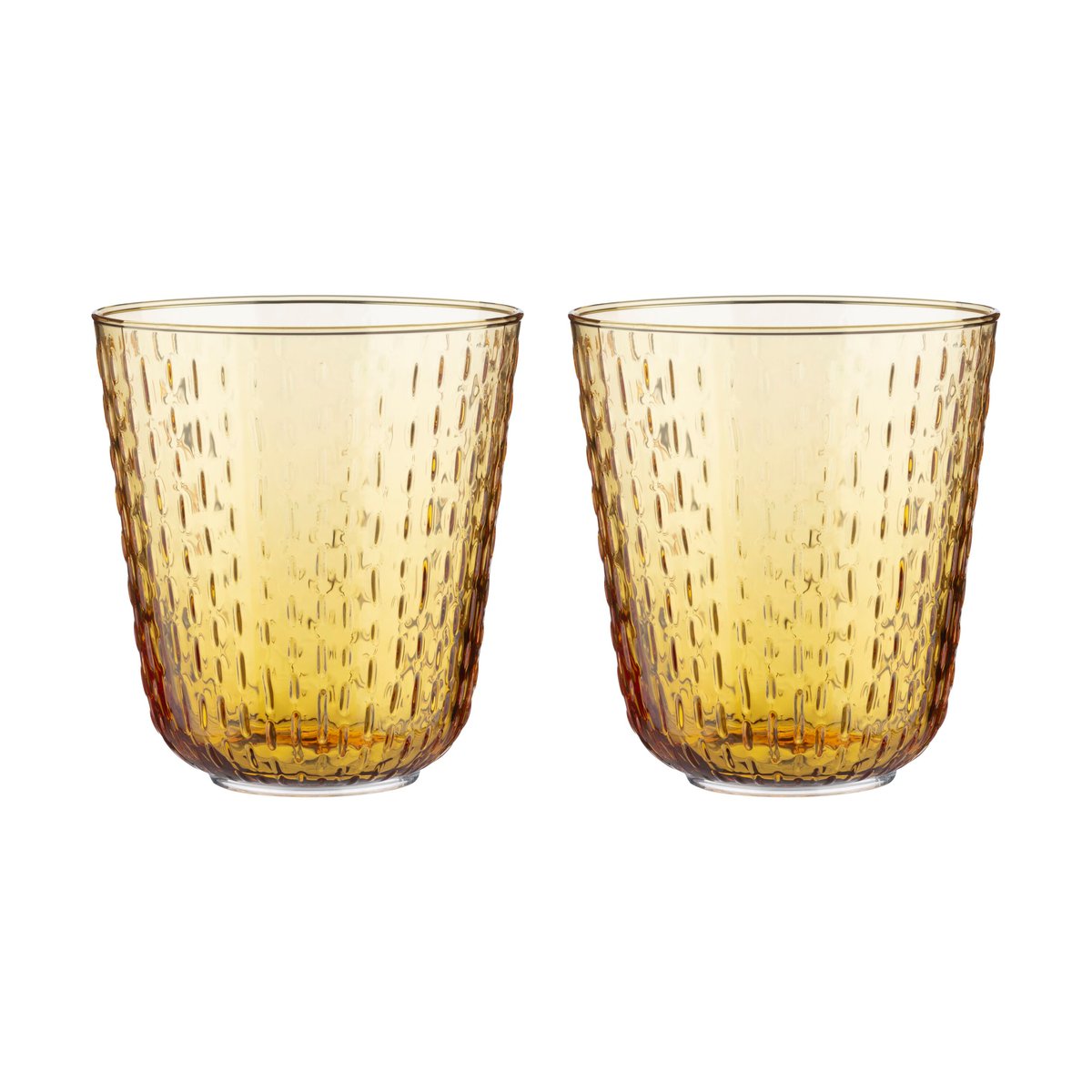 Marimekko Syksy tumbler glass 36 cl 2-pack Beige | Skandinavisk Design | Vannglass | Beige