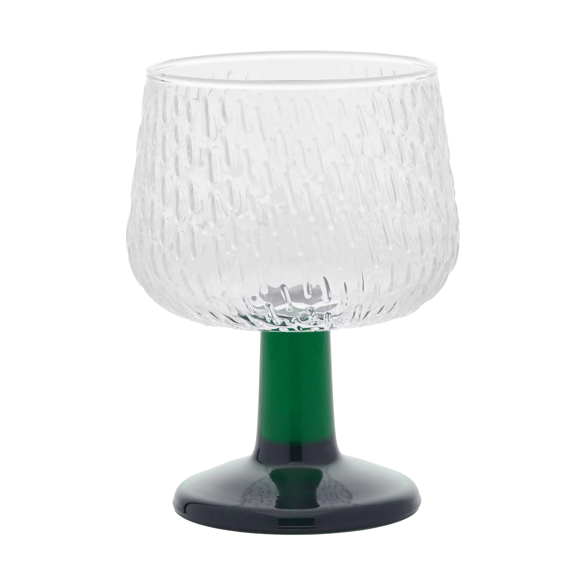 Syksy vinglass 2,5 dl, Clear-green Marimekko