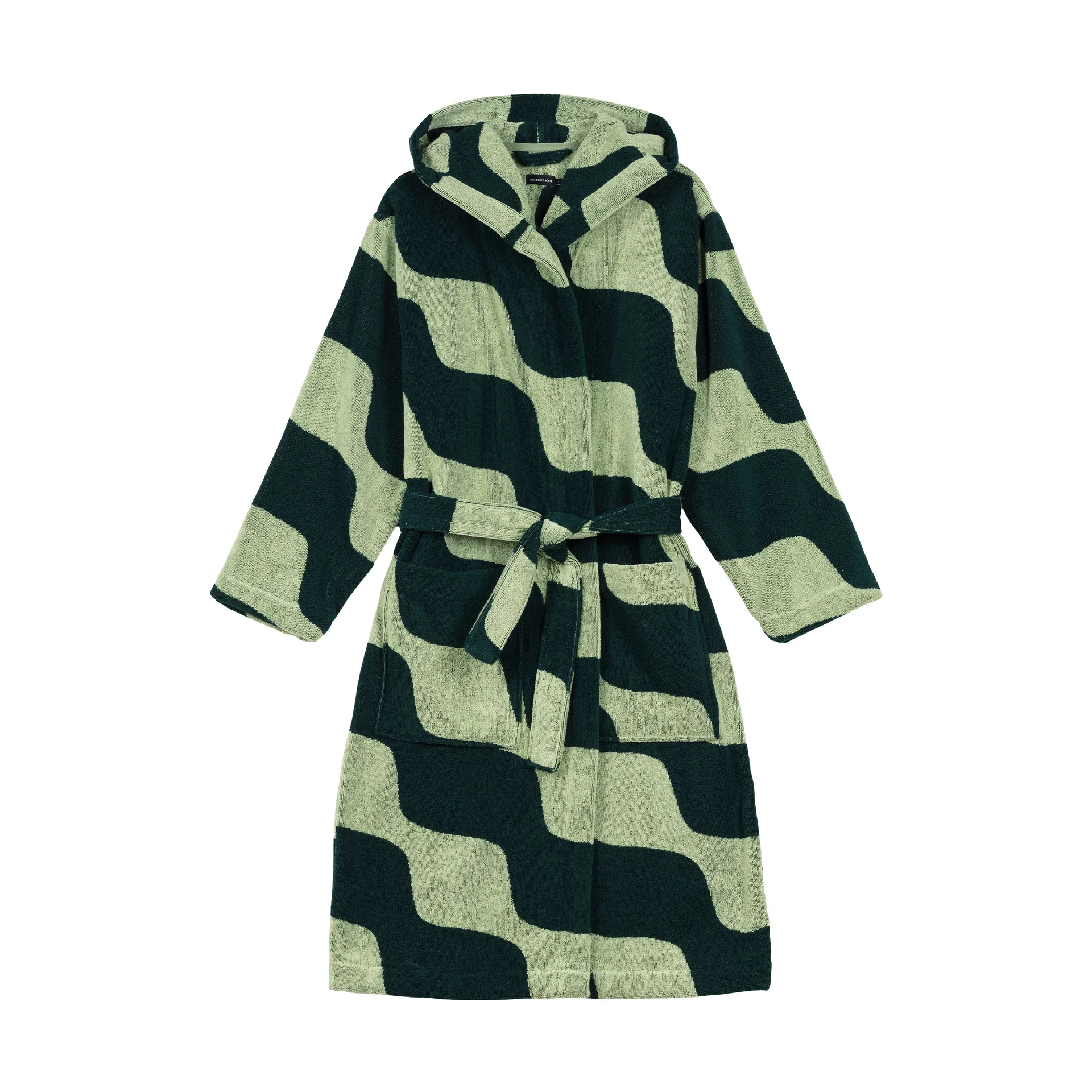 Taifuuni badekåpe bomull, Pear-dark green, L Marimekko