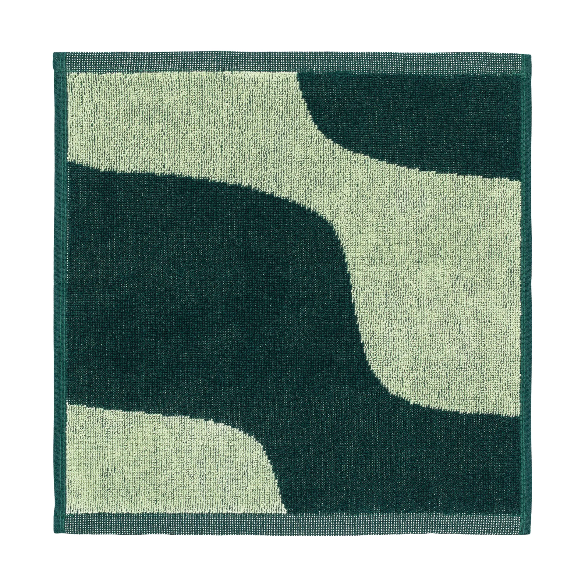 Taifuuni mini håndkle 30x30 cm, Pear-dark green Marimekko