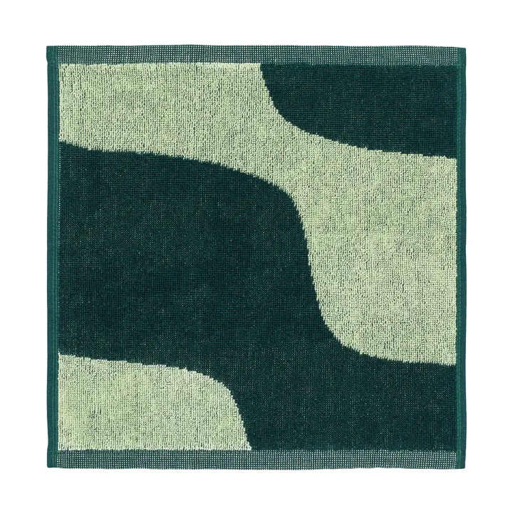 Taifuuni mini håndkle 30x30 cm - Pear-dark green - Marimekko