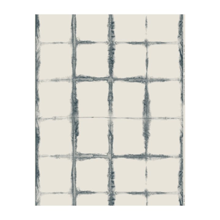 Taite tekstil bomull-hamp - White-dark blue - Marimekko