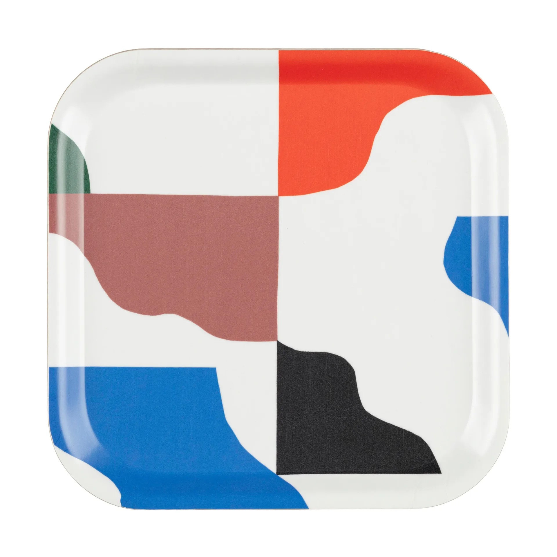 Tasapaino brett 20x20 cm, Feather-blright blue-orange Marimekko